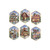 Christmas Village Counted Cross Stitch Ornaments