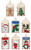 Gift Card Holders MerryStocking Felt Ornament Kit (set of 8) Bucilla