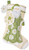 White Poinsettia Santa Bucilla stocking kit, MerryStockings, new for 2023