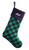 Wool Green and Black Buffalo Check Stocking by MerryStockings