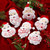 Holiday Greetings Felt Ornament kit from Bucilla, set of 6