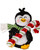 Bucilla felt ornament kit Winter Land Penguins Candy Cane from MerryStockings