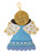 2023 MerryCollectibles Holiday Angel Series BACK OF ANGEL | Sunshine Angel | Exclusive MerryStockings ornament, similar to Bucilla
