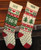 Snowflake Knit Personalized Christmas Stocking