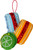 Santa's Candy Christmas felt ornament kit from Bucilla, set of 6