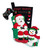 High Score Santa Felt Stocking Kit from MerryStockings Bucilla featuring Santa and a snowman playing video games with controllers