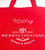 MerryStockings Personalized Red Tote Bag