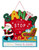 Santa Stop Here personalized felt wall hanging featuring Santa pulling his sleigh with oversized SANTA lettering and custom family names.