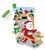 Festive Pines 5K felt Christmas stocking kit featuring running Santa, a gingerbread man, and a snowman