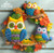 Owl's Harvest Bucilla Felt Applique Wreath Kit 86562
