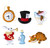 Christmas in Wonderland Bucilla Ornament kit, set of 6