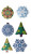 Mandala Christmas Bucilla Ornament Kit (Set of 6) from MerryStockings