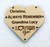 Personalized WoodenTag | Always Remember Heart