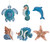 Under the Sea Bucilla Ornament Set (6 pieces)