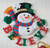 Bucilla Snowman Believe Wall Hanging Applique Kit