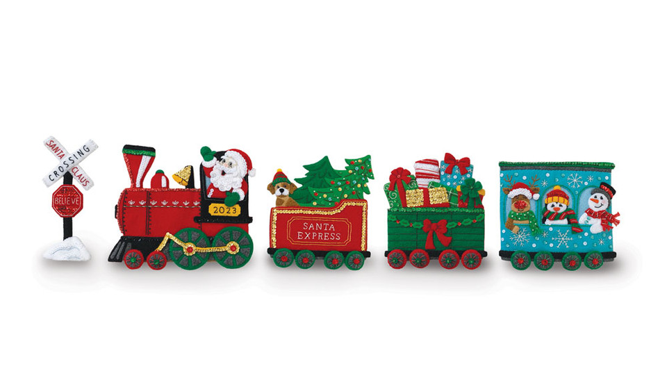 MerryStockings exclusive, felt village Christmas kits