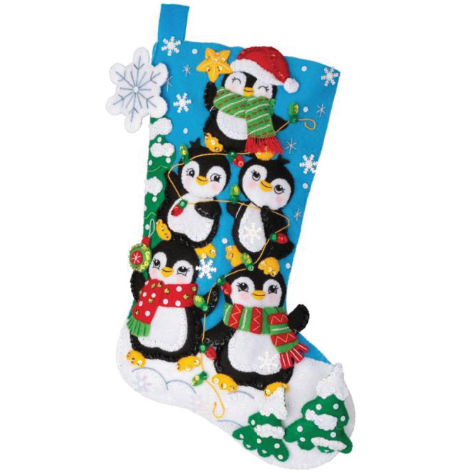 Christmas Dogs Bucilla Christmas Stocking Kit