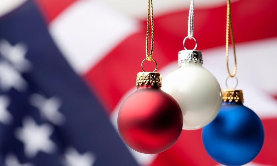 american flag christmas ornaments