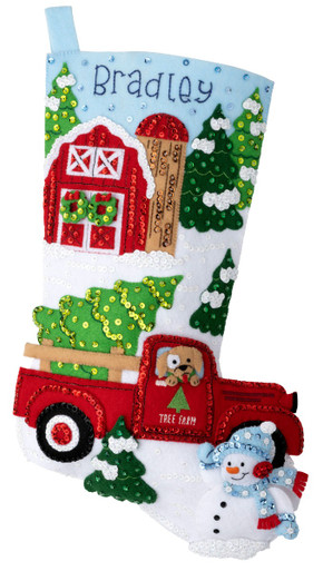 Barnyard Christmas Stocking