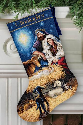 DIMENSIONS BLESSED NATIVITY Counted Cross Stitch Christmas