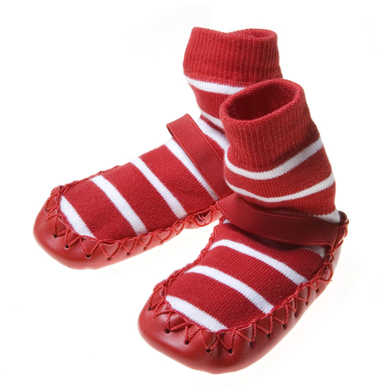 Classic Stripe Eco Moccasin Baby 12009