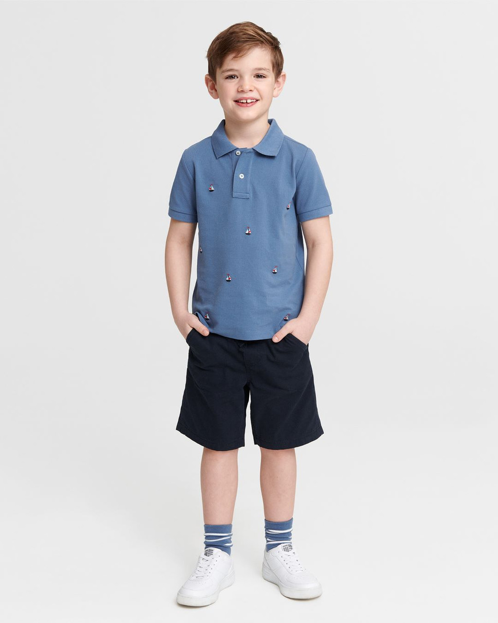 Easy Woven Gots Pull On Shorts (6-10yrs)-3409