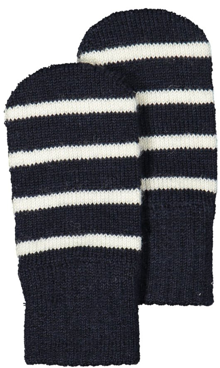 CLASSIC STRIPE MAGIC WOOL THUMBLE MITTENS (0-6MOS)-23682