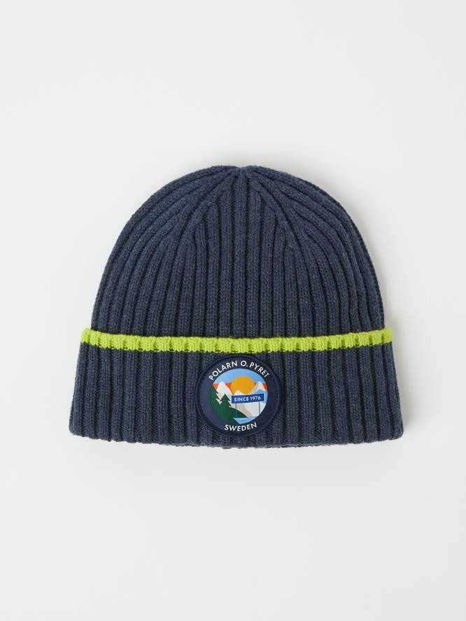 PO.P SKI DOUBLE RIB WOOL ECO HAT (2-9YRS)-31032
