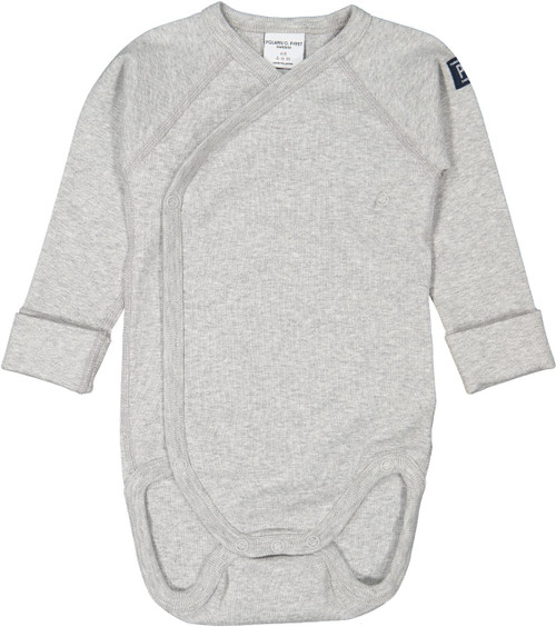 BEST BASIC GOTS WRAP BODYSUIT (PREEMIE-6MOS)-2643