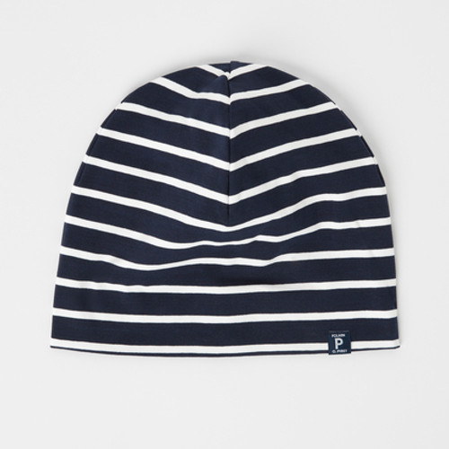 SIGNATURE STRIPE ECO BEANIE (9-12YRS)-27668