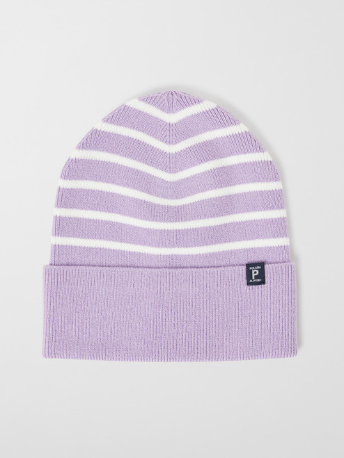 【IONSEOUL】P stripe KNIT (3color) 4JH441 Stripe Color Block Ribbed Beanie-HCB320039 - HANA WHOLESALE