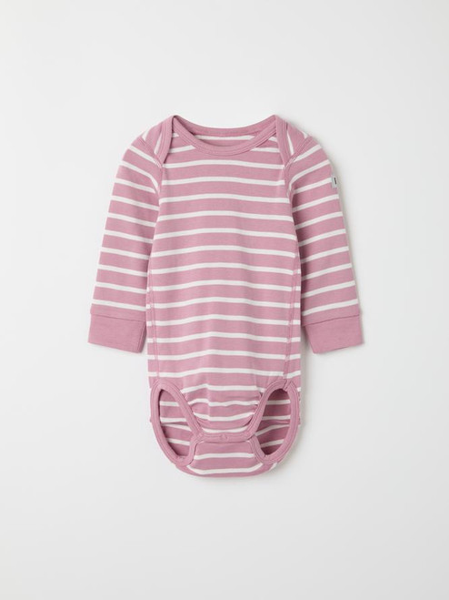 SEASONAL STRIPE GOTS BODYSUIT (1-12MOS)-30697