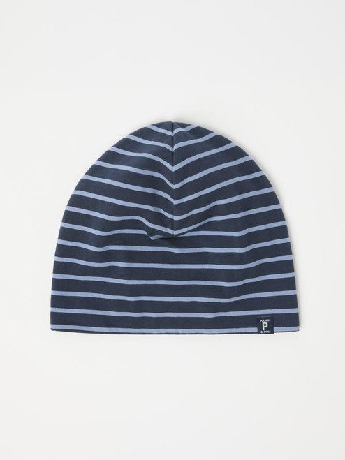 Seasonal Stripe Fleece Lined Gots Beanie (2-9yrs)-30446