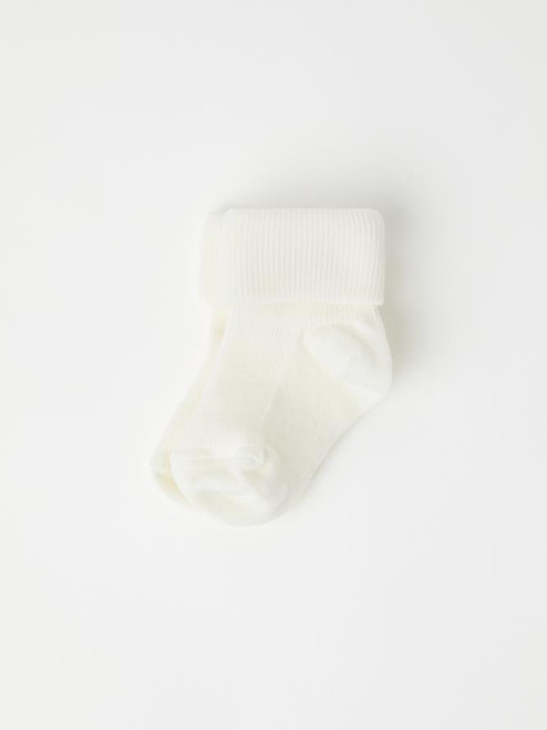 WOOL TURN UP SOCKS (0-12MOS)-30635