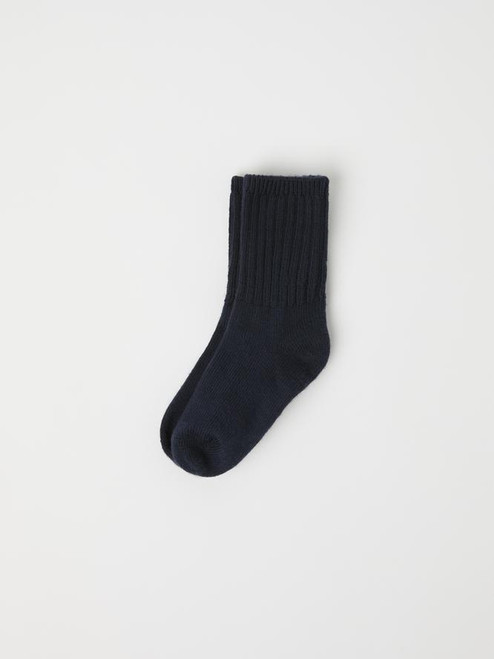 MEDIUM THICK RIB WOOL SOCKS (2-6YRS)-3073