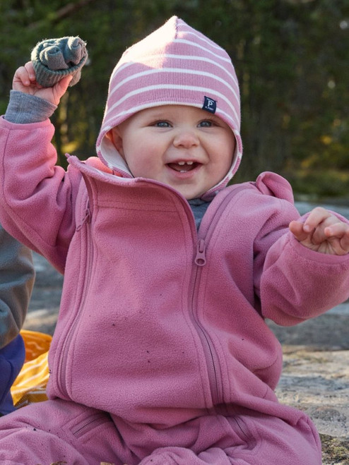 SEASONAL STRIPE GOTS PILOT CAP (1MOS-2YRS)-31869