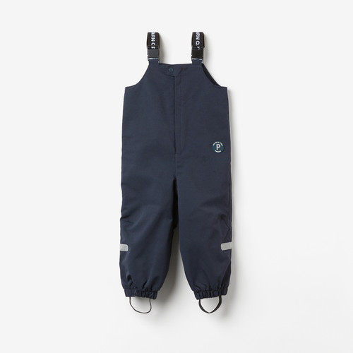 NAVY WATERPROOF ECO BIB SHELL PANTS (2-6YRS)-15339