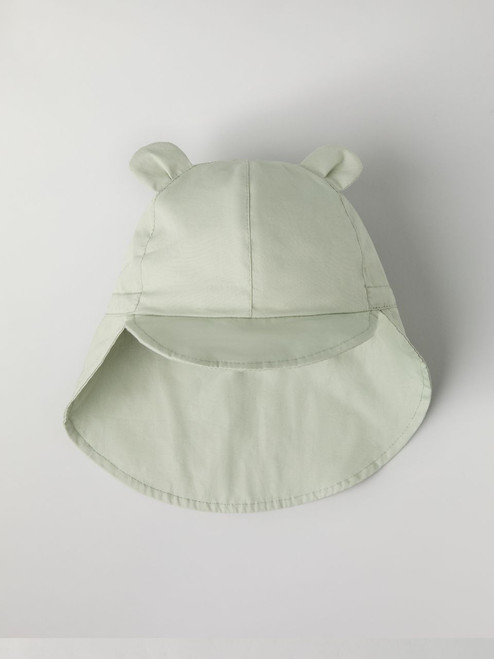 LITTLE EARS UV PROTECT GOTS FLAP HAT (9MOS-2YRS)-32122