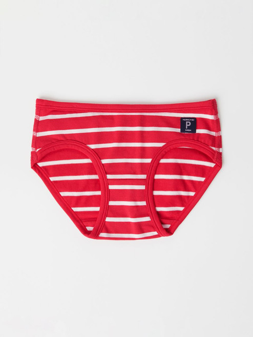 CLASSIC STRIPE GIRLS GOTS BRIEF (1-6YRS)-650