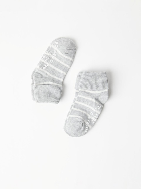 2-PACK CLASSIC STRIPE ANTI SLIP ECO SOCKS (4-12MOS)-32342
