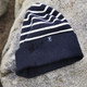 SIGNATURE STRIPE ECO COTTON KNIT RIB BEANIE (2-9YRS)-16142