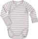 CLASSIC STRIPE GOTS WRAP BODYSUIT (PREEMIE-6MOS)-16992