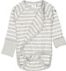 CLASSIC STRIPE GOTS WRAP BODYSUIT (PREEMIE-6MOS)-16992