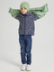 SEASONAL STRIPE ECO FLEECE SWEATER JACKET (2-6YRS)-29613