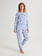 MUSTACHE CAMPAIGN GOTS PAJAMAS (ADULT)-31152