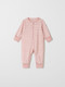 SIGNATURE STRIPE GOTS PJ ROMPER (0-12MOS)-28865