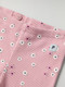 ABSTRACT DAISY LETTUCE HEM GOTS LEGGING (1-12MOS)-31656