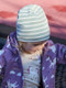 SEASONAL STRIPE GOTS BEANIE (9-12YRS)-31843