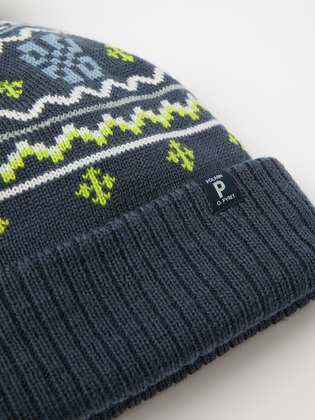 Scandi Jacquard Wool Hat (2-9yrs)-31021