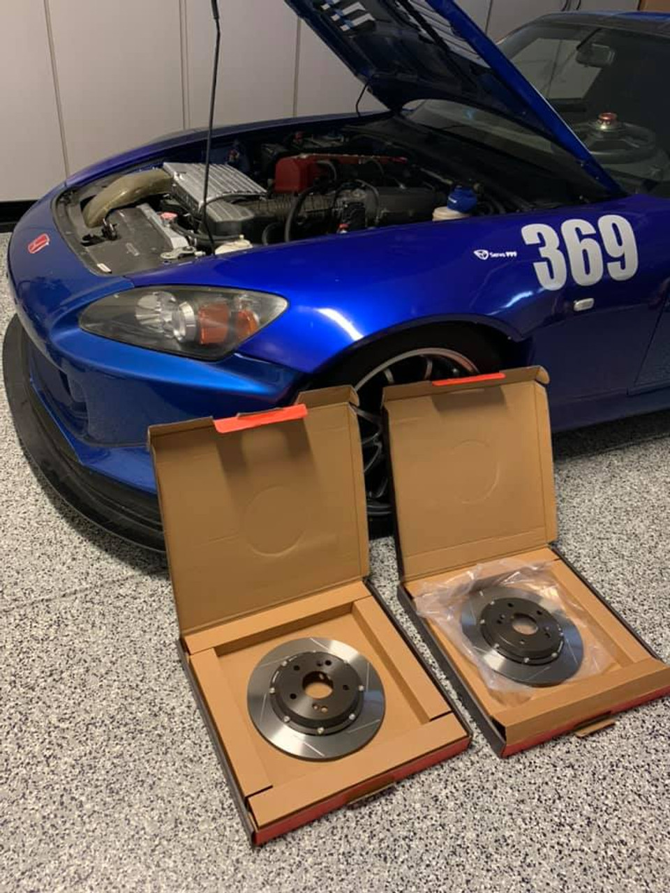 クラブ doragon2000 Honda S2000 2-pc Floating Brake Rotors (Rear) | Paragon